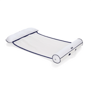 Luxury Fabric Covered Pool Hammock Float white - FUNBOY